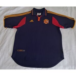 Spain 2000 / 2001 Official Away Jersey Shirt Kit - US M- Vintage, World Cup